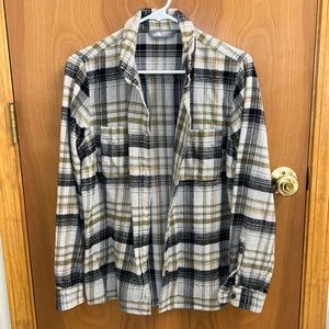 North Face women’s flannel shirt